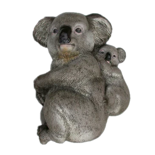 Mother and Baby Koala Fibreglass Statue Statue