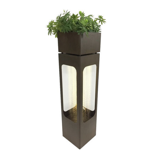 Tranquil Rain Metal Pillar Water Feature Water Feature  