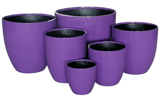 Egg Fibreglass Pot Pot