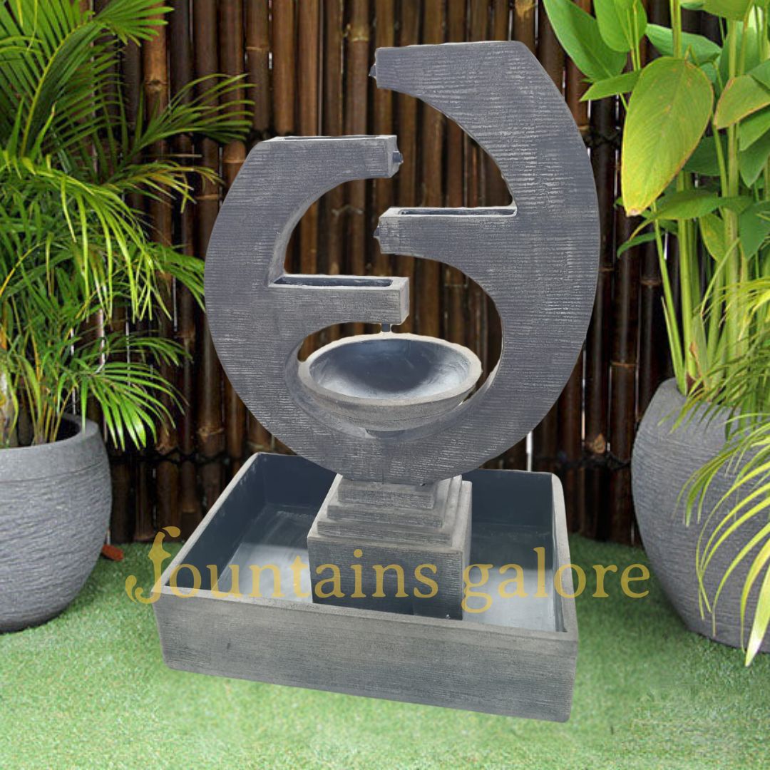 Eclipse Fountain (New) – Medium Water Feature Slate Standard (240V)