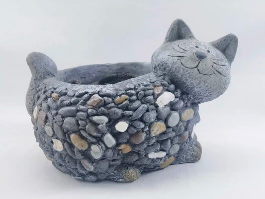 Rocky Cat Planter Pots & Planters