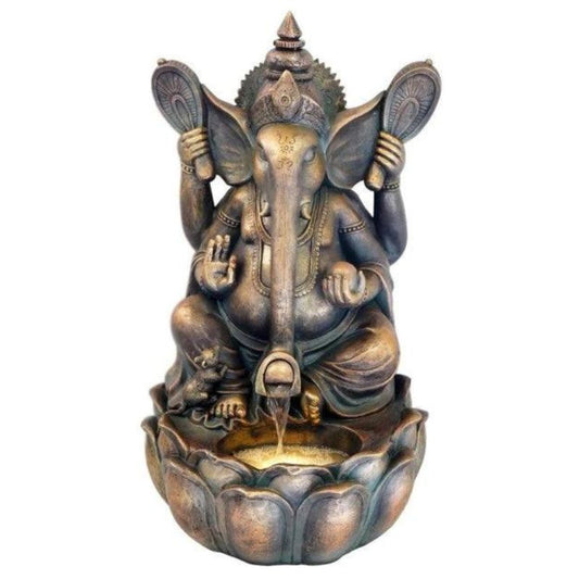 Lucky Ganesha Fountain Water Feature  