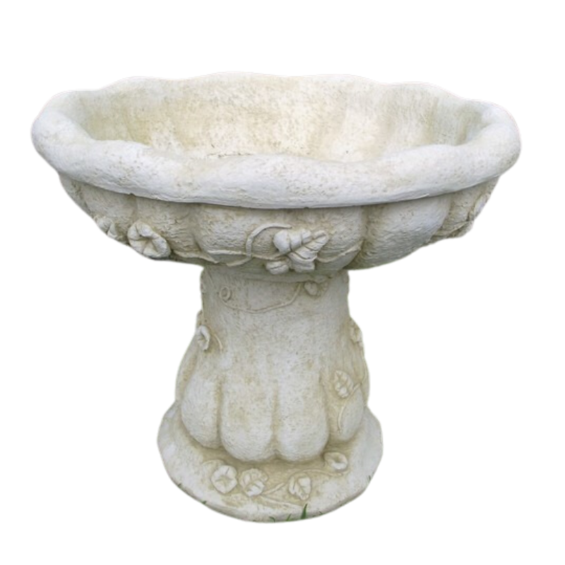 Short Fancy Bird Bath Bird Bath  