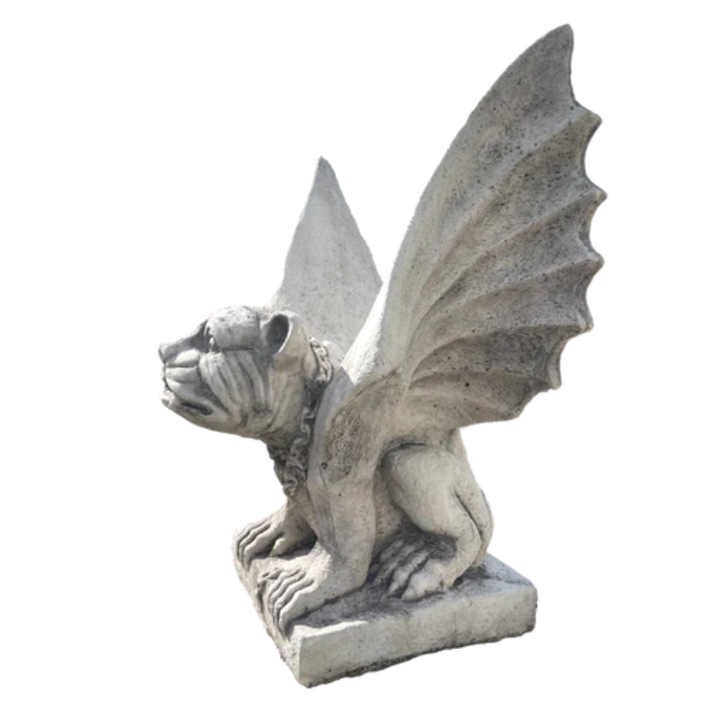 Large Chained Gargoyle Statue  