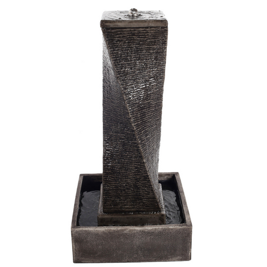Twisted Column Fountain Water Feature  