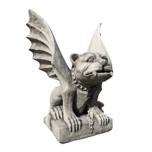 Large Chained Gargoyle Statue  