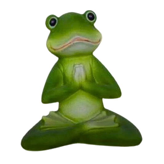 Merlin the Meditating Frog Statue Statue  