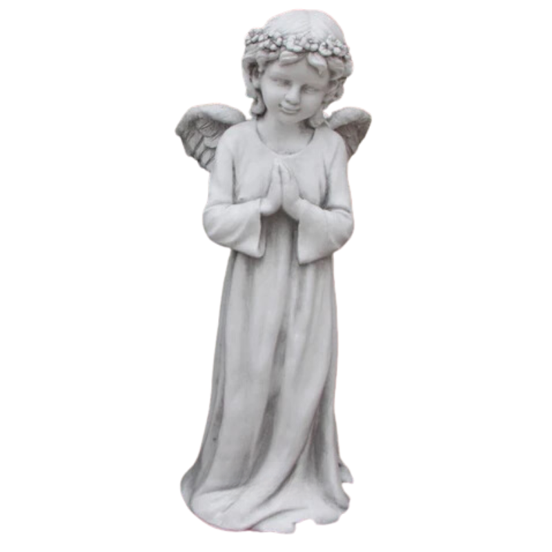 Angel Statue with Wing Birdfeeder Statue  