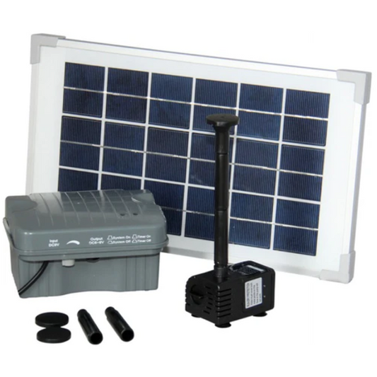 Reefe Solar Pump Kit with Battery Backup Pump  