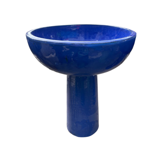 Callope Birdbath Bird Bath Ocean Blue 