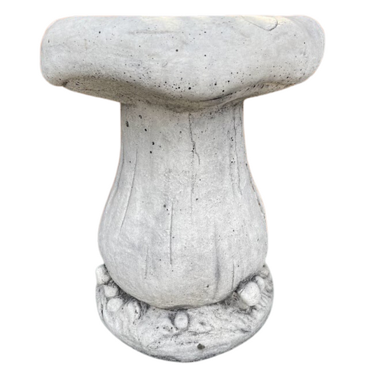 Milk Mushroom Statue Grey Statue Mo's Garden Ornaments  