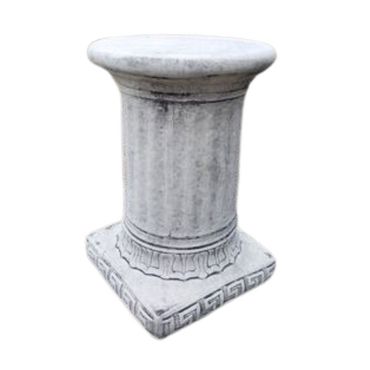 Short Roman Column Round Top Pedestal  