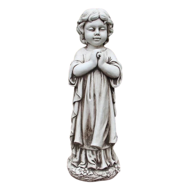 Paraying Statue Child Praying Standing Statue