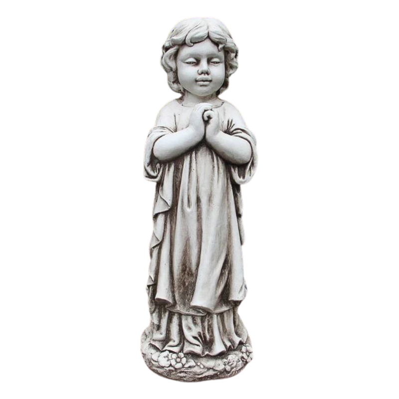 Child Praying Standing Statue Statue  
