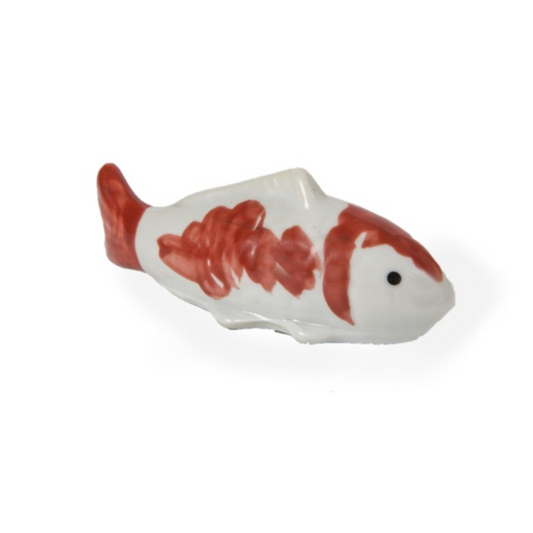 Floating Koi Porcelain Statue  