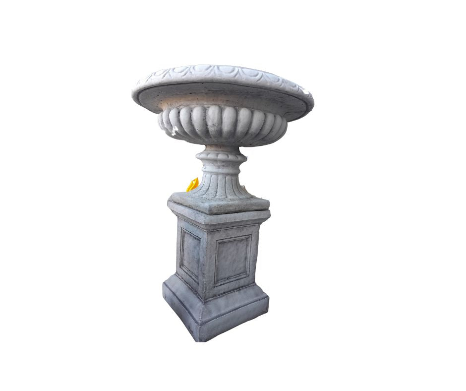 Jefferson Urn And Pedestal Urn and Pedestal Grey 