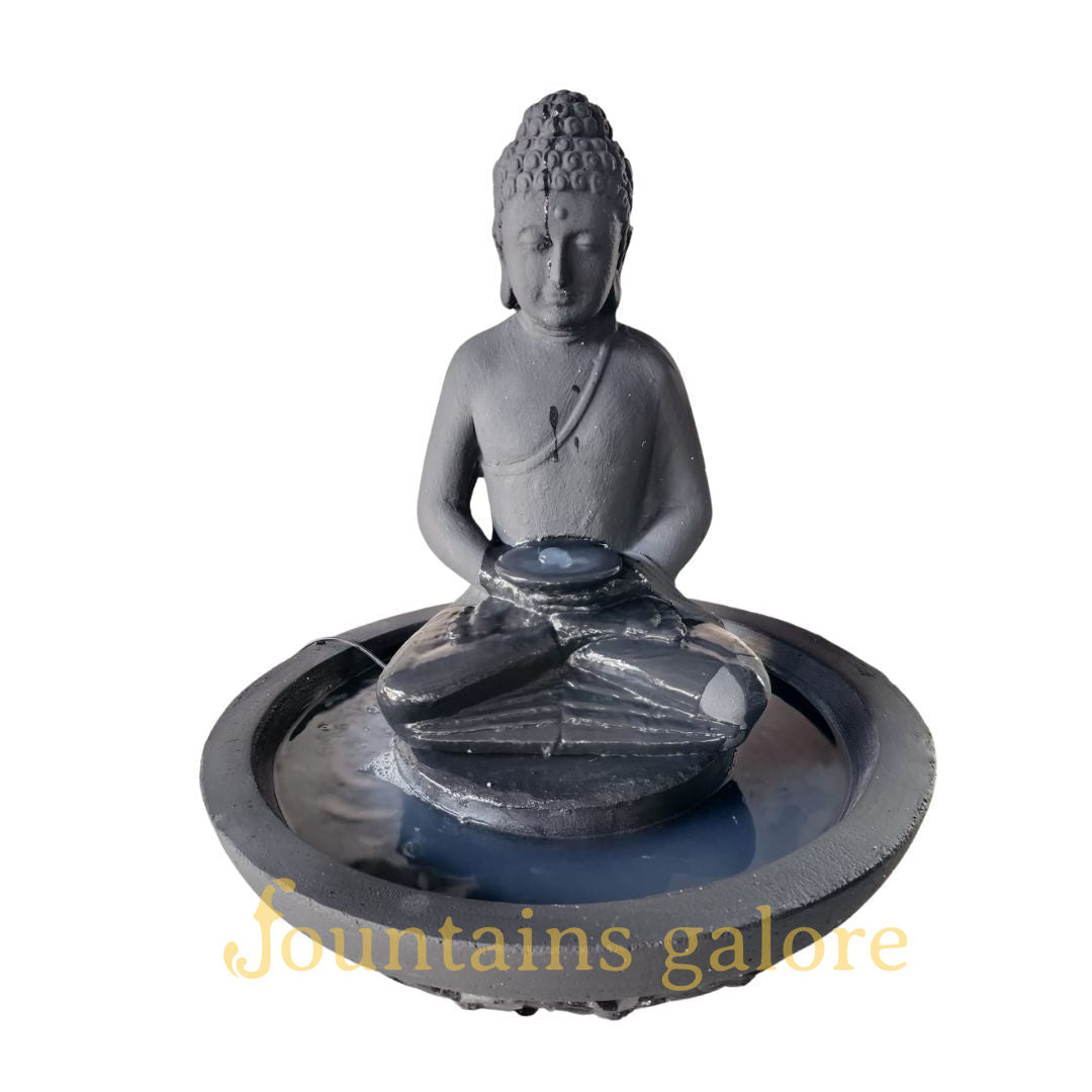 Buddha Bowl Fountain Water Feature Standard Charcoal
