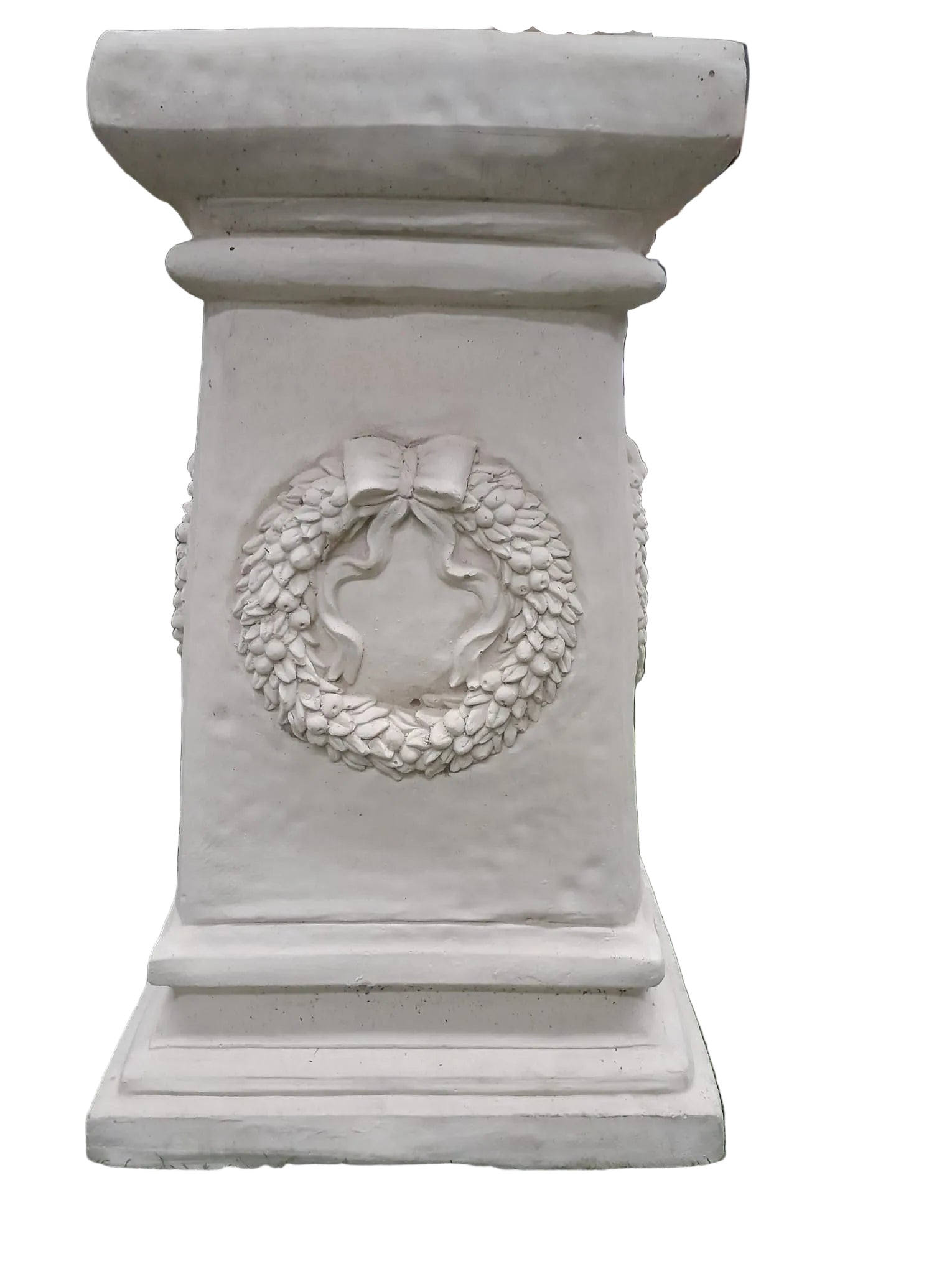 Tall Wreath Pedestal Pedestal