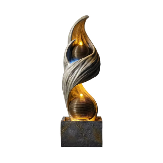 Modern Flame Fountain - New Product 2026 Water Feature
