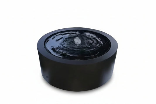 Laguna Bowl Fountain- New Product 2026 Water Feature 100cm Diameter Black-powder coating