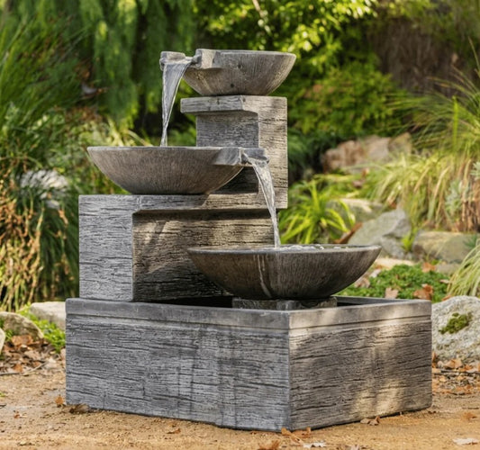 Whispering Bowls Fountain Water Feature