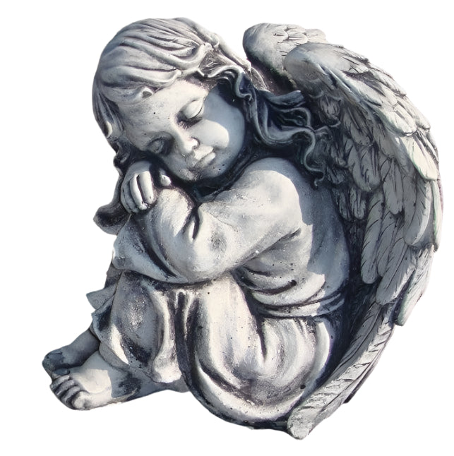Sleeping Cherubs Statue Girl