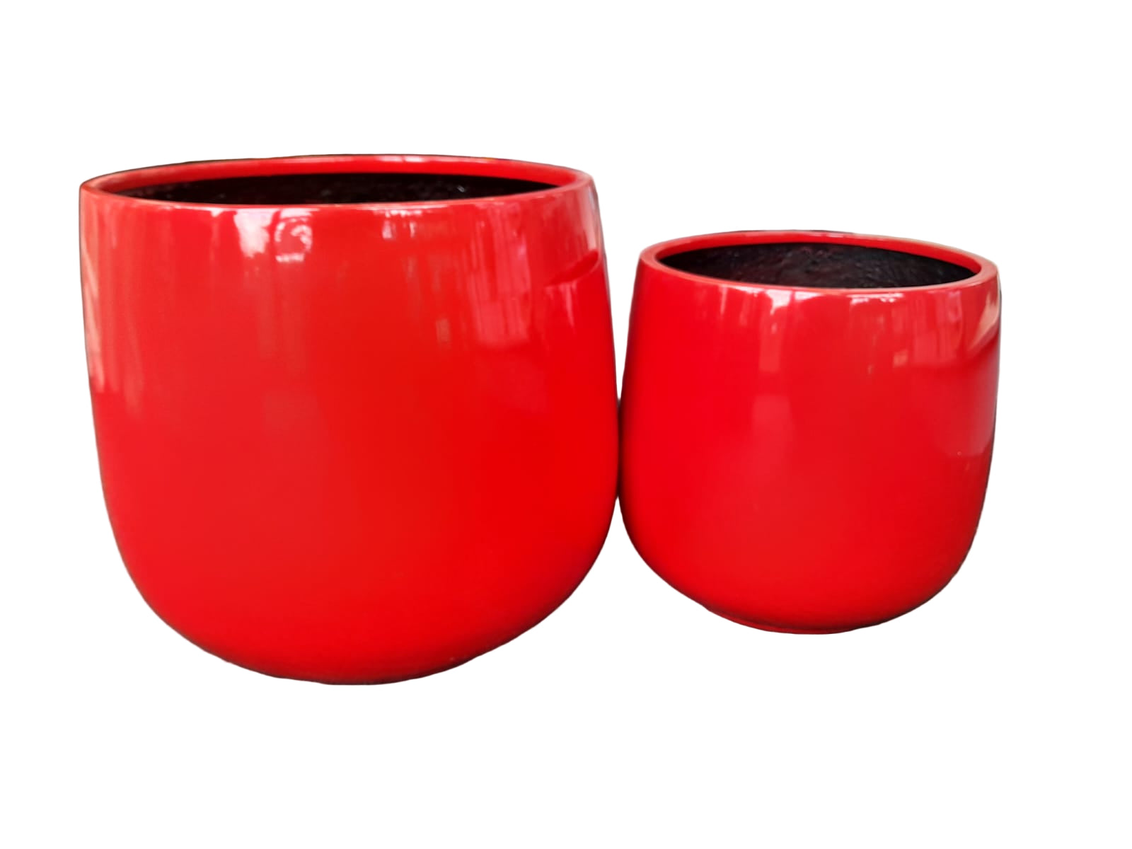 Bunge Fibreglass Gloss Pot Pot Red 54x44