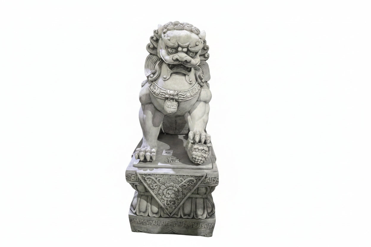 Foo Dogs (Pair)VICTORIA ONLY Statue Grey