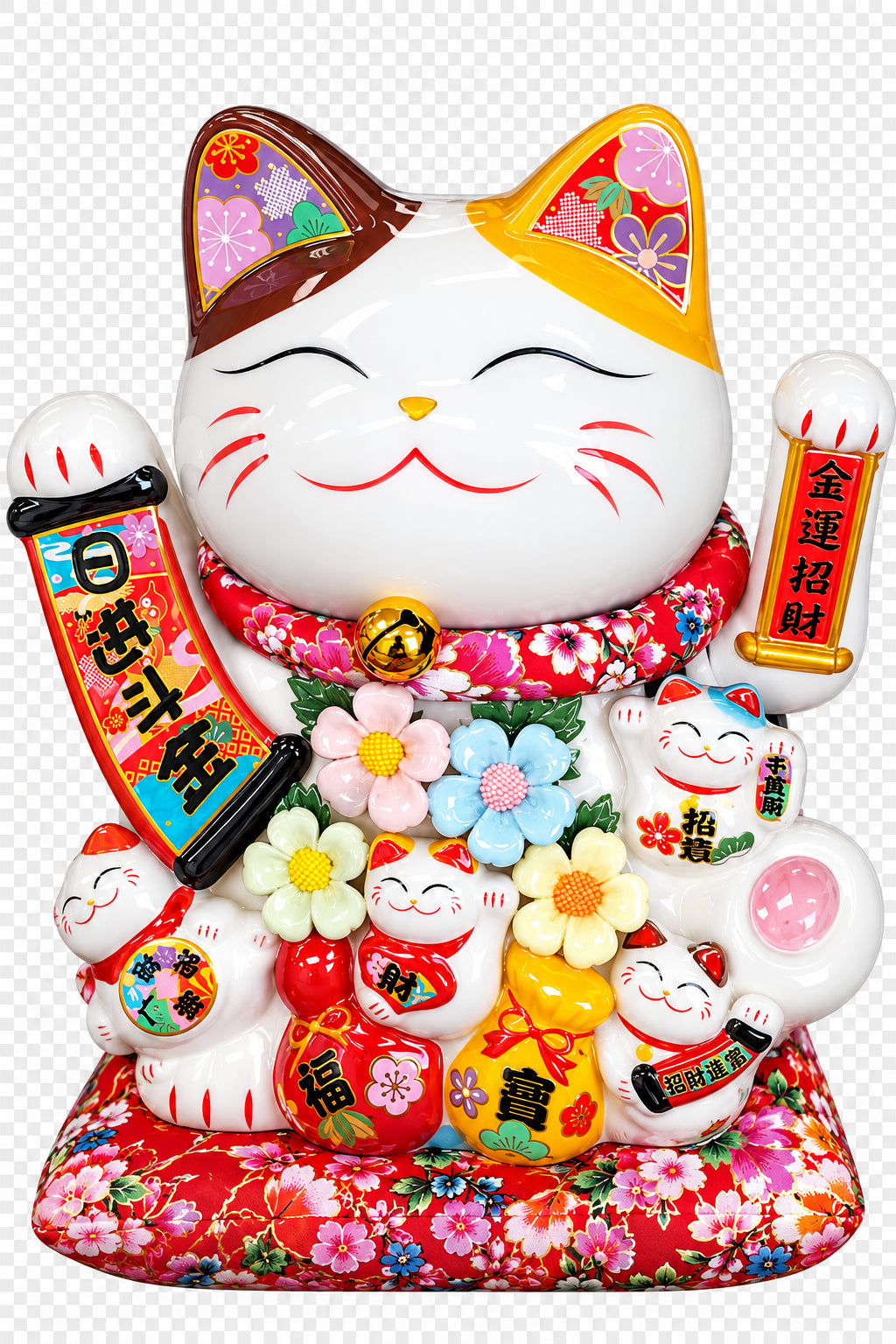 Lucky Cat Accessory Fortune Flows in Every Day - 11inches
