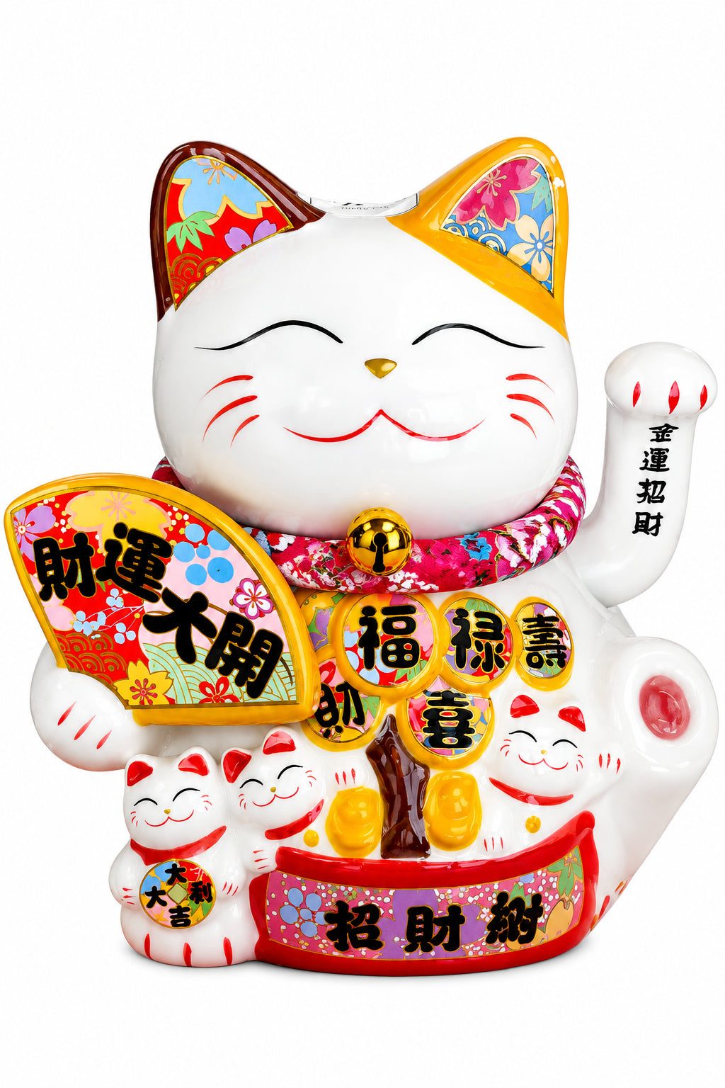 Lucky Cat Accessory Unlock Abundant Wealth - 8inches