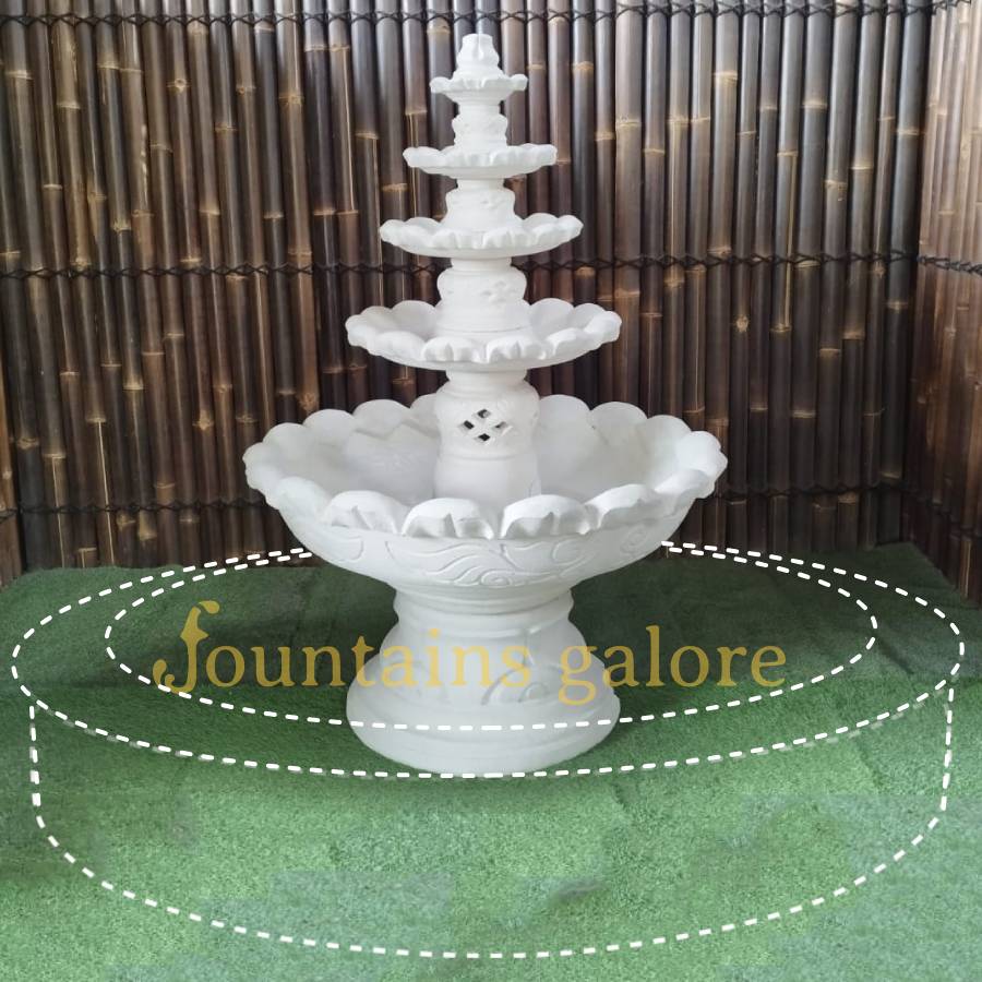 Monaco Fountain Water Feature Full Package (with Pond and Surrounds) Standard (240V)