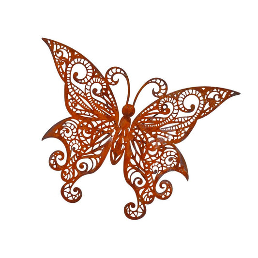 Rust Butterfly Statue