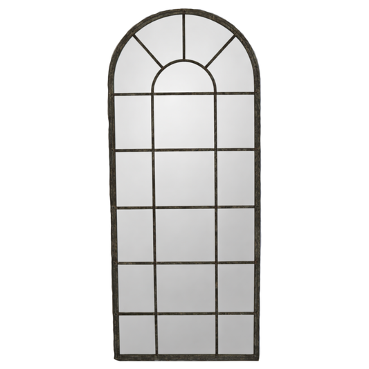 Mirror Wall Grey - Arch Pattern Outdoor Furniture