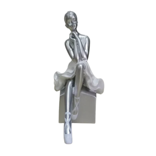 Sitting Ballet Statue Statue  