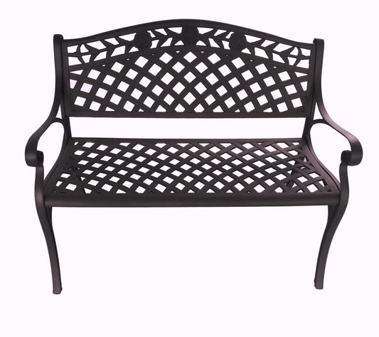 Melissa Cast Aluminium Bench   
