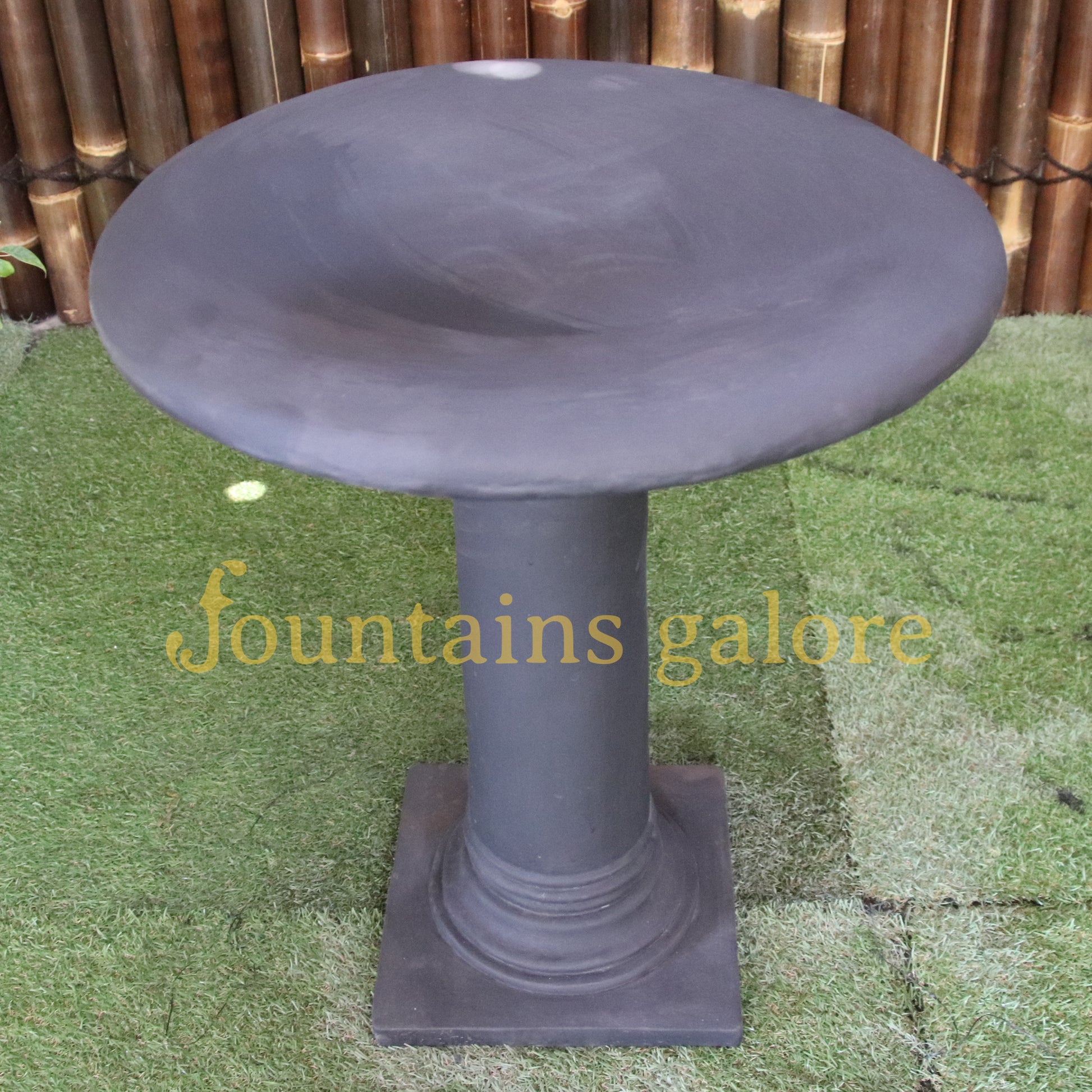 Roma Birdbath Bird Bath Charcoal 