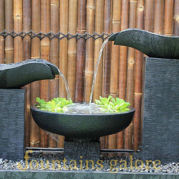 Double Wave Fountain Water Feature  