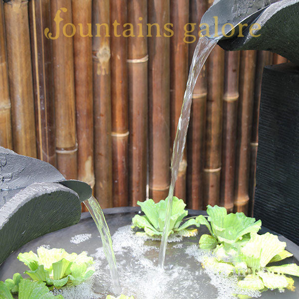 Double Wave Fountain Water Feature  