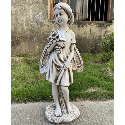 Girl with Bouquet Statue Statue