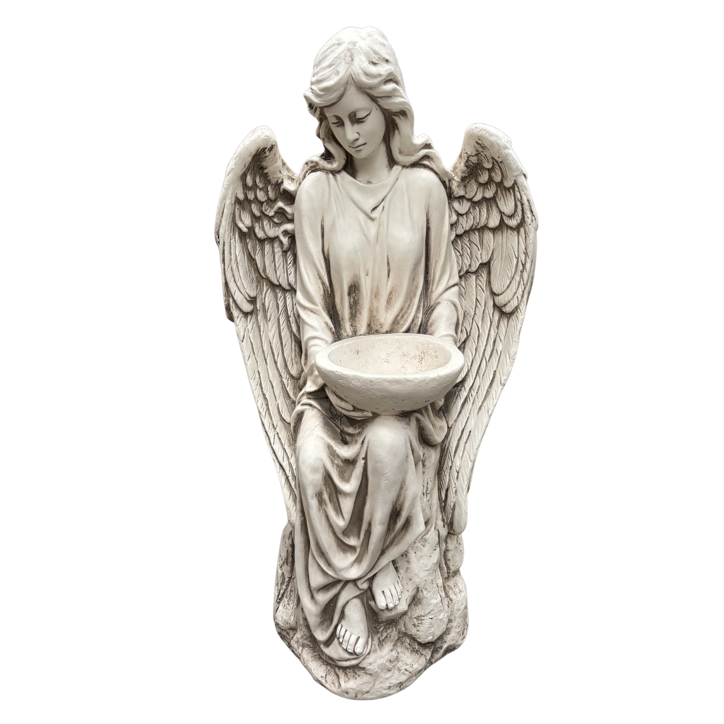 Angel with Basin Statue Statue