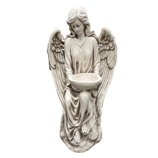 Angel with Basin Statue Statue