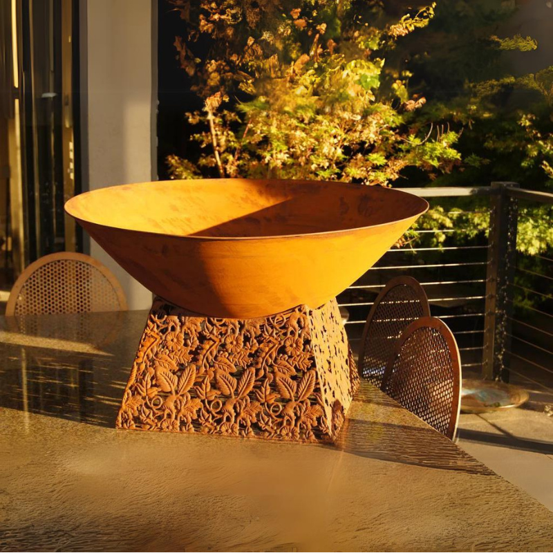 Firepit w/ Laser Base Fire Pit Fancy 