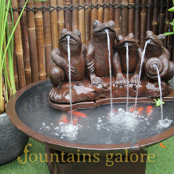 Frog in the Pond Fountain Water Feature  