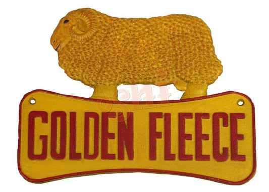 Golden Fleece Ram Sign 29cm