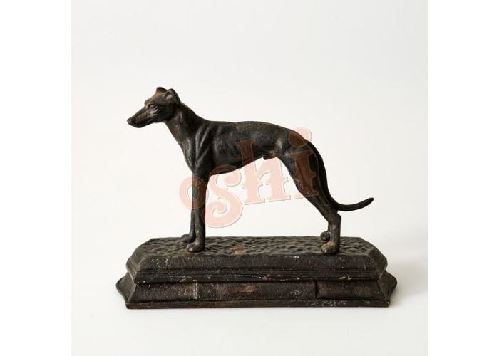 Greyhound on Base Statue  