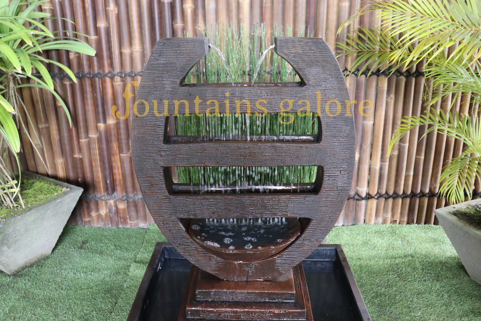 Harp Fountain Water Feature  