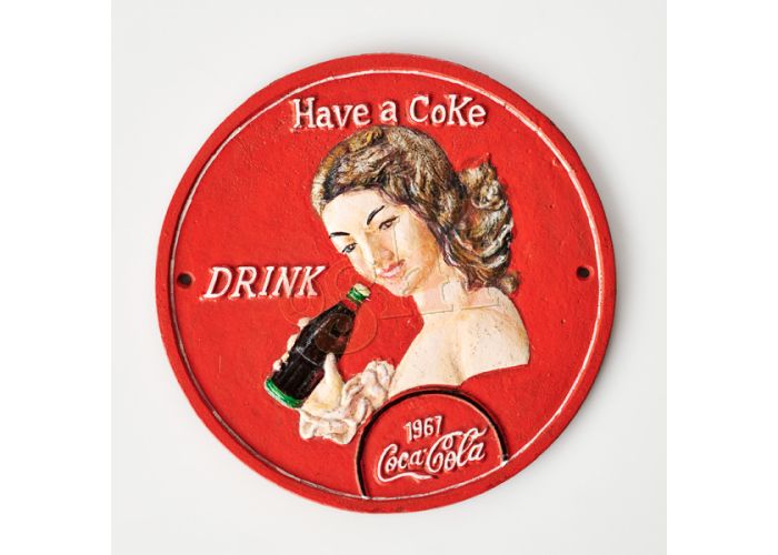 Cike Signs Have a Coke Sign Round