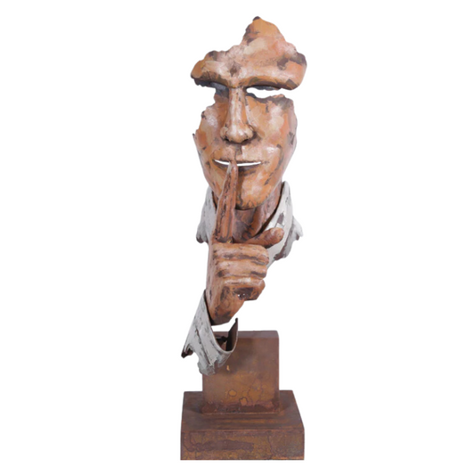Hush Rust Statue Statue  