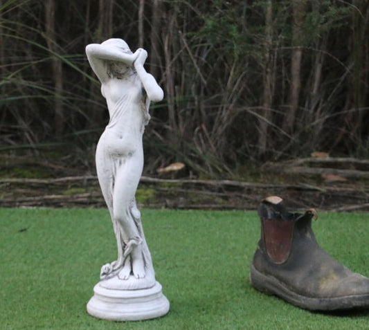 Small Nude Standing (Right Arm Up) Statue