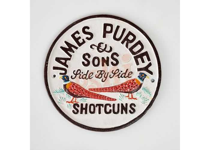 James Purdey Sign Décor  